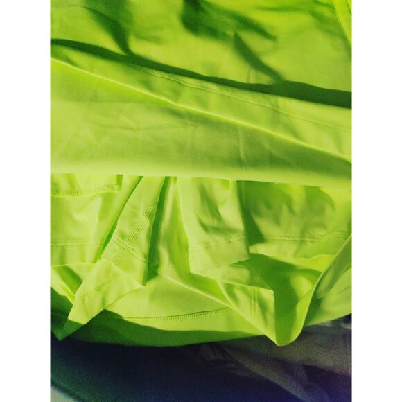 Annika Cutter & Buck Athletic Skirt Neon Yellow Green Medium - Picture 6 of 6